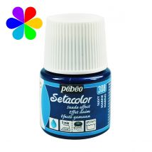 Pot 45 Ml Peinture Tissu Pébéo Setacolor Daim - Bleu Marine