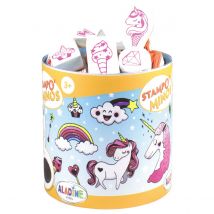 Tampons En Mousse - Stampo'minos Licornes - Aladine