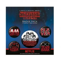 Stranger Things Set De Badges Characters - Pyramid International