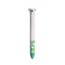 Stylo À Bille 2 Couleur Legami - Koala - Bleu, Vert - Pointe Moyenne