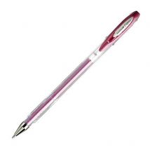 Stylo Roller - Rose - Signo Platine - Pointe Moyenne - Uni-ball - Uni Pin
