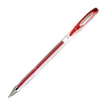 Stylo Roller - Rouge - Signo Platine - Pointe Moyenne - Uni-ball - Uni Pin