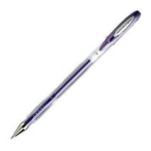 Stylo Roller - Violet - Signo Platine - Pointe Moyenne - Uni-ball - Uni Pin