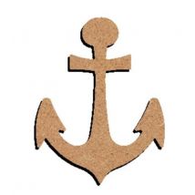 Support Bois - Ancre - 14 Cm - Gomille