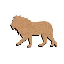 Support Bois - Lion - 14 Cm - Gomille