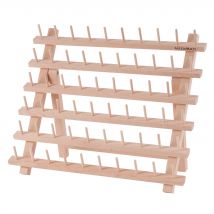 Support En Bois De Hêtre Pour 60 Bobines - 67x40 Cm - Milward