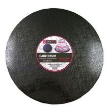 Support Rond Noir D35cm Gatodeco - Patisdecor