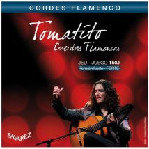 Savarez Tomatito T50j Flamenco - Cordes Pour Guitare - Nylon Plaqué Argent - .030 / .034 / .034 - Clair