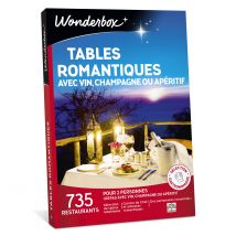 Coffret Cadeau - Tables Romantiques Avec Vin, - Wonderbox