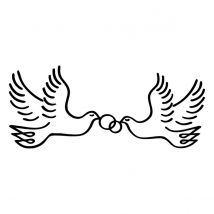 Tampon C - Colombes Et Anneaux - Aladine