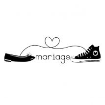 Tampon Scrapbooking En Bois - Mariage - Aladine