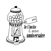 Tampon F - Distributeur De Bonbons - Aladine