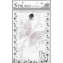 Motif Strass - Papillon - Ki Sign - Ki Sign