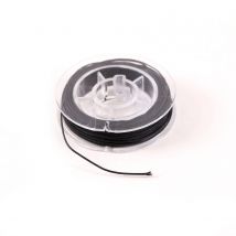 Cordon Tissé Câblé 0,6 Mm X 10 M Créalia - Noir