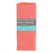 Coupon De Tissu - 45x55 Cm - Corail - Frou-Frou