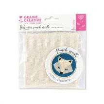 Toile Pour Punch Needle - 250 X 250 Mm - Graine Creative