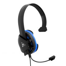 Casque Turtle Beach - Recon Chat - Pour Ps4 - Noir Et Bleu