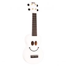 Mahalo - U-smile Ukulélé + Housse Blanc