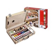 Coffret De 10 Tubes 40 Ml De Peinture Basic Box Royal Talens Van Gogh Couleurs Acrylique - Couleurs Assorties