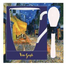 Van Gogh Mug Cuillere Cafe Le Soir - Enesco