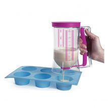 Verseur De Pâte À Piston - Lily Cook - 900 Ml - Couleurs Assorties