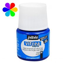 Peinture Vitréa Dépolie Pébéo 45 Ml - Azur