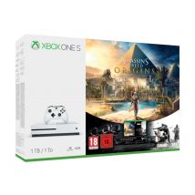 Xbox One S 1tb Blanche + Assassin's Creed Origins + Rainbow Six Siege - Microsoft