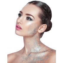 Gel à paillettes argentées 20 ml