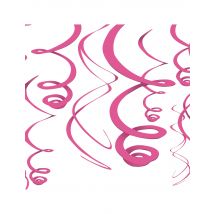 Décorations à suspendre rose