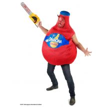 Déguisement Bouteille d'Orangina Rouge