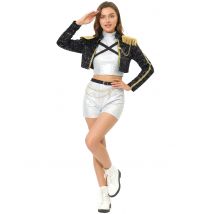 Déguisement Kpop star iridescent adulte