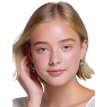 Boucles d'oreilles métalliques lutins de Noël