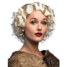 Perruque blonde platinefemme