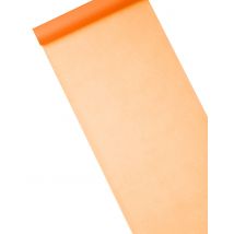Chemin de table intissé orange 29 cm x 10 m