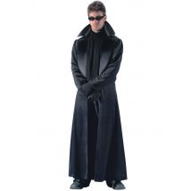 Déguisement manteau long noir homme
