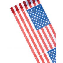 Chemin de table intissé USA 30 cm x 5 m