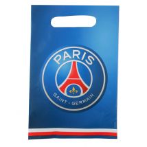 6 Sacs d'anniversaire PSG 23 x 15 cm