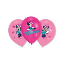 6 Ballons en latex Minnie