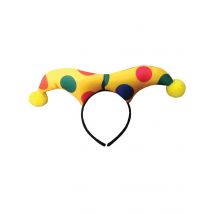 Serre-tête arlequin multicolore adulte