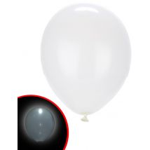 5 Ballons LED blancs Illooms