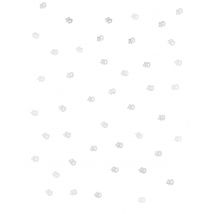 Confettis de table en bois 40 argentés 10 gr