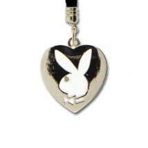 Bijou téléphone Playboy argenté 6cm