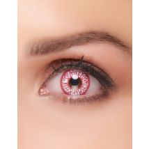 Lentilles fantaisie oeil injecté de sang 1 an adulte Halloween