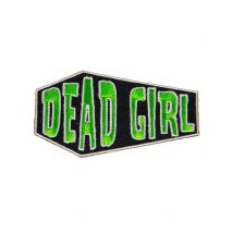 Patch gothique Dead Girl vert