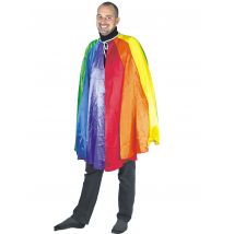 Cape arc-en-ciel adulte