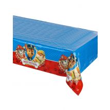 Nappe en plastique bleue et rouge Pat'Patrouille 120 x 180 cm