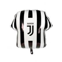 Ballon en aluminium Maillot de la Juventus noir et blanc 60 cm