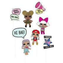 Kit photobooth LOL Surprise 8 accessoires