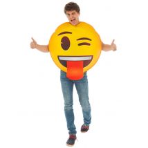 Déguisement Emoji clin d'oeil adulte