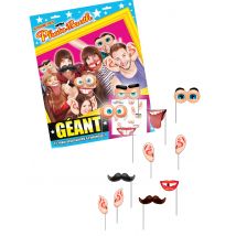 Kit photobooth géant 12 accessoires